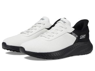 Skechers Hands Free Slip-Ins Squad Chaos - Balanced Edge Mens Shoes Black White : 11.5 D - Medium, Synthetic