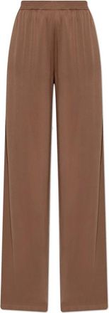 Fabiana Filippi Dames, Broeken, Bruin, Maat: 2XS Satijn