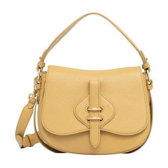 Coccinelle Mavery Crossbody Tas - Dames - Tassen - Geel - Maat: ONE Size Leer