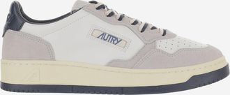 Autry Blue White Lace Up Sneakers