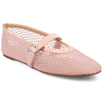 Journee Collection Women & apos;s Casha Mesh Dress Flats