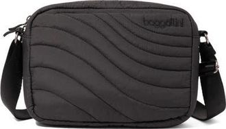 Baggallini Set Wave Crossbody Bag in Black Wave Puff at Nordstrom