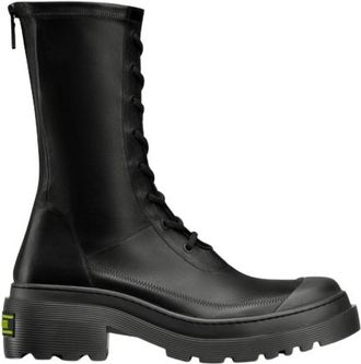 Dior Black Stretch Leather Arcade Ankle Boots Size 36.5