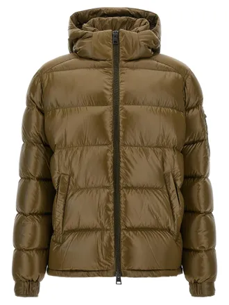 Herno Bicolor Polyamide Full-Length Mens Jacket