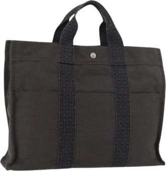Herm&egrave;s Pre-owned Tote Bags, female, Gray, Size: ONE SIZE Pre-owned Fourre-tout Herline