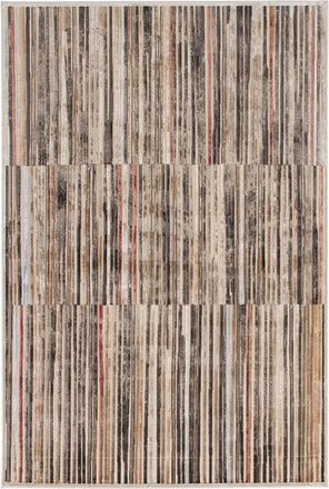 Novatrend Alfombra de salón moderna marrón 160x230 cm