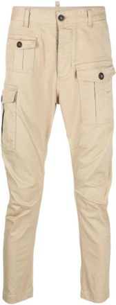 Dsquared2 Slim-fit broek - Heren - Slim Fit Broeken - Beige - XL - Broeken