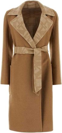 Max Mara Abito - Dames - Jas met riem - Bruin - S - Jassen