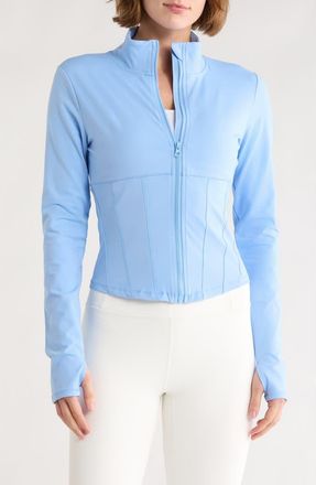 Yogalicious Lux Victorian Meet & Greet Jacket in Della Robbia Blue at Nordstrom Rack, Size X-Small