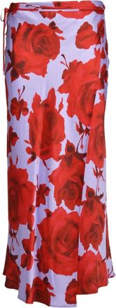 Msgm Gonna lunga a fiori - Viola