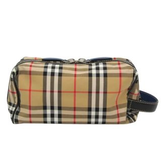 Burberry Pre-owned Bags, female, Beige, Size: ONE SIZE Pre-owned Leather clutches