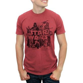 Star Wars Mens Star Wars Retro Favorites Collage Graphic T-Shirt in Red Heather at Nordstrom, Size Xx-Large