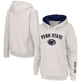 Colosseum Womens White Penn State Nittany Lions Arch & Logo 1 Pullover Hoodie at Nordstrom, Size Xx-Large
