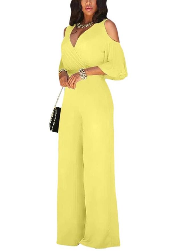 ORANDESIGNE Tuta Lunga Donna Jumpsuit Elegante Abito Cerimonia Maniche Corte Tute Monopezzi e Tutine Lunghe a Gamba Larga con Cintura Pantaloni Lungo Elegante Jum da 19 99 su Stylight