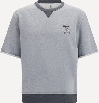 Brunello Cucinelli T-shirt in tessuto melange Man XS