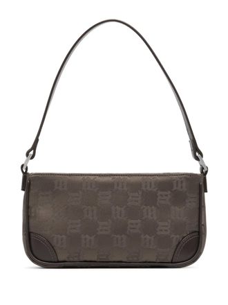 Misbhv patterned-jacquard shoulder bag - Brown