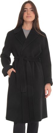 Pinko Cappotto in lana Nero Pinko Donna