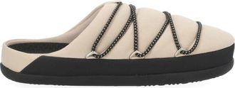 Moon Boot Zachte Slipper - Dames - Pantoffels - Beige - 40 EU - Polyester - Schoenen