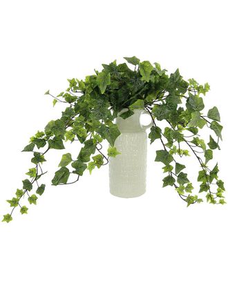 Creative Displays Inc. Frosted Ivy Plant In Tall Ceramic Vase