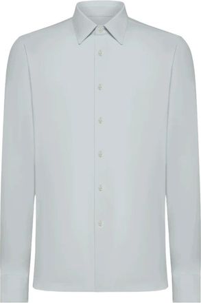 Roberto Ricci Design Witte Oxford Overhemd - Heren - Zakelijke Overhemden - Blauw - M - Overhemden