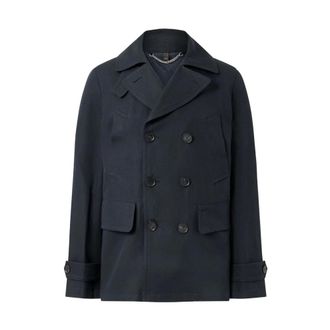 Belstaff Milford Peacoat - male - Belstaff - Double-Breasted Coats - Blue - XL - Coats