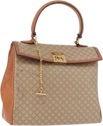 Celine Borsa a mano vintage Pre-owned in tela - - Pre-owned - Donna - Beige - ONE SIZE