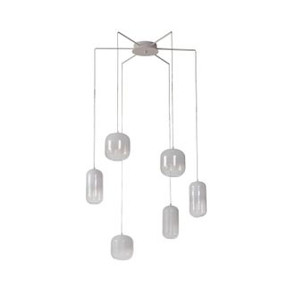 Lucande L&aacute;mpara Colgante avelina En Blanco De Vidrio - Lucande