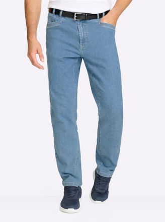 Marco Donati 5-Pocket-Jeans MARCO DONATI, Herren, Gr. 48, Normalgr&ouml;ssen, blau, bleached, 96% Baumwolle, 4% Elasthan, unifarben, lang, Jeans 5-Pocket-Jeans