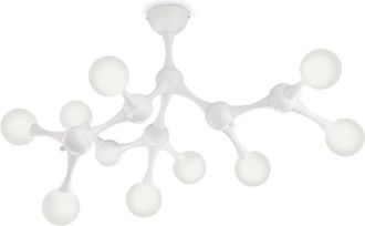 Ideal Lux Ideal Lux Nodino - 9 Light Medium Plaf&oacute;n De Techo Con Varios Brazos Blanco, G9