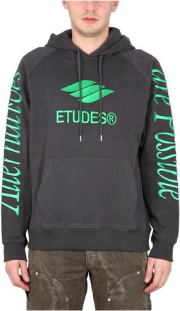 &Eacute;tudes Studio Hoodie Logo - Heren - Hoodies - Zwart - M - Hoodies & sweatvesten