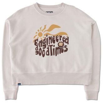 Kavu Crew Crop Pullover f&uuml;r Damen | grau