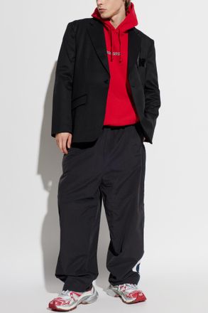 VETEMENTS Trousers With Side Stripes, Mens, Black