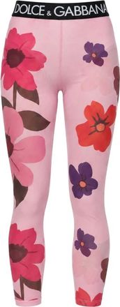 Dolce & Gabbana Leggings - - Trousers - Donna - Rosa - S