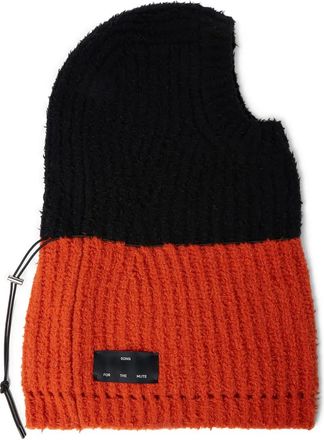 Song for the Mute Tweekleurige balaclava - Zwart