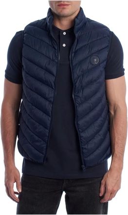 U.S.Polo Association Gewatteerd Vest voor Mannen - Heren - Bodywarmers - Blauw - XL - Jassen