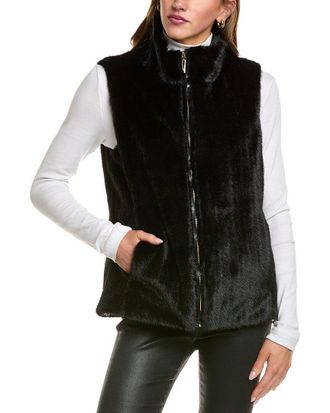 Via Spiga Reversible Stand Collar Vest