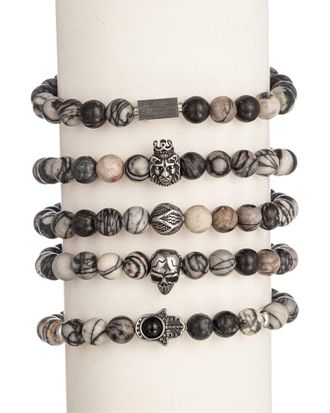 Eyecandy LA Eye Candy La Luxe Collection Cz Leo Stretch Bracelet