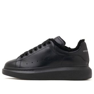 Alexander McQueen Oversized Sneakers Triple Black 604228WHBN61000