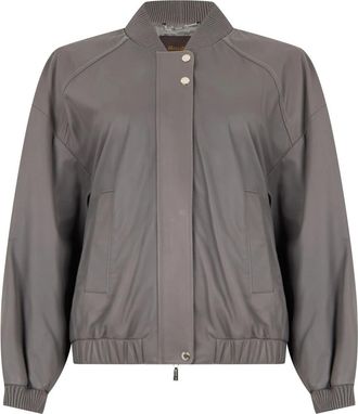 Moorer Hayla Bomberjack - Dames - Bomber jackets - Grijs - XS - Polyester - Jassen