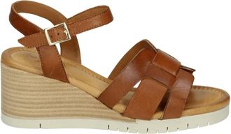Aqa Aqa, Schoenen, Dames, Bruin, 40 EU, Leer, A8585 High Heel Sandalen