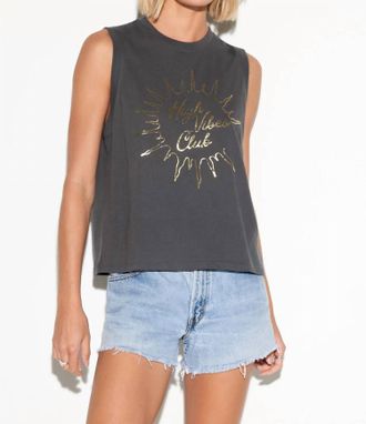 Spiritual Gangster High Vibes Bowery Tank In Ash