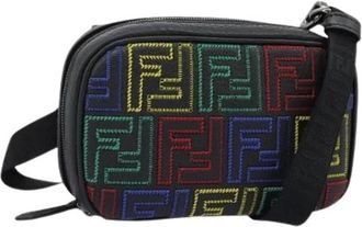 Fendi Pre-owned Vintage Zucca Canvas Schoudertas - Dames - Vintage Schoudertas - Veelkleurig - ONE Size - Vintage