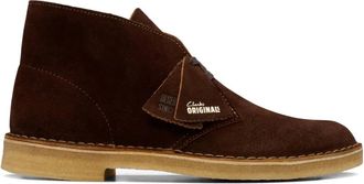 Clarks Su&egrave;de veterschoenen - Bruin
