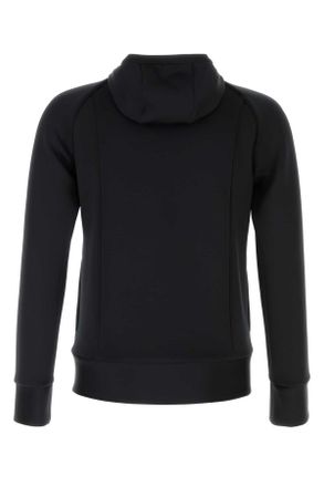 Valentino Garavani Mens Hoodie Black Polyester Elastane Sweater