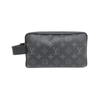Louis Vuitton Monogram Eclipse Black Coated Canvas Pouch (Pre-Owned)