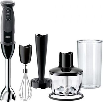 Braun Batidora De Brazo Minipimer Mq5237bk Color Negro/gris. 21 Velocidades. 1000w