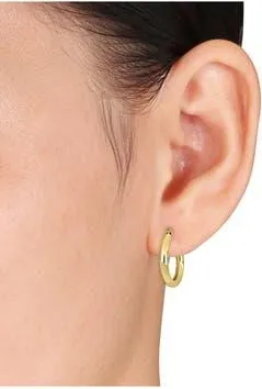 Delmar 10K Gold Hoop Earrings, 20mm at Nordstrom Rack