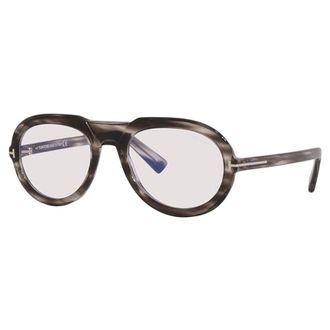 Tom Ford FT5756-B056 Aviator Full Rim Eyeglasses - Gray