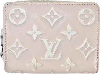 Louis Vuitton Tweedehands leren portemonnees - Dames - Vintage Accessoires - Roze - ONE Size - Vintage