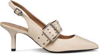 Geox Dames, Schoenen, Beige, Maat: 36 EU Leer